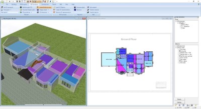 Automatische Wohnflächenberechnung in 2D und 3D